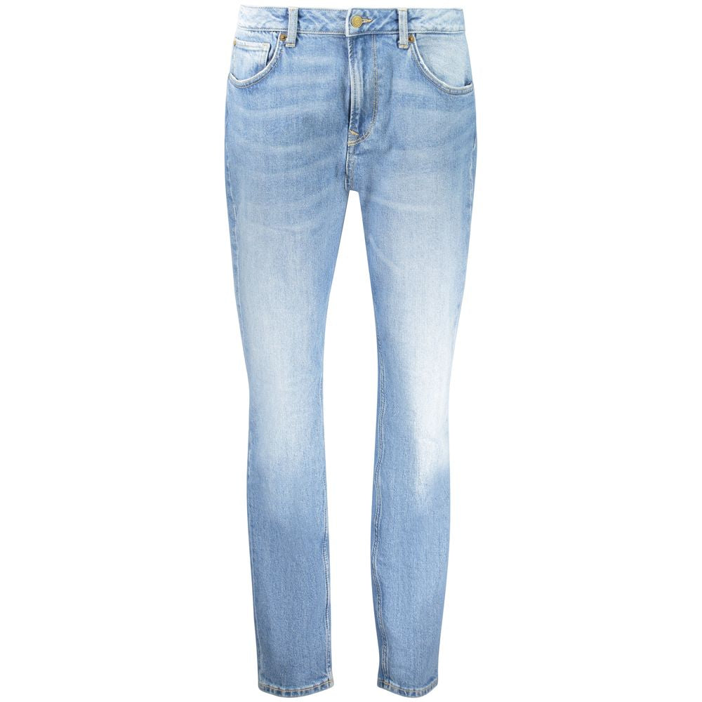 Pepe Jeans - Classic Light Wash Tapered Denim Jeans - Blue Pepe Jeans