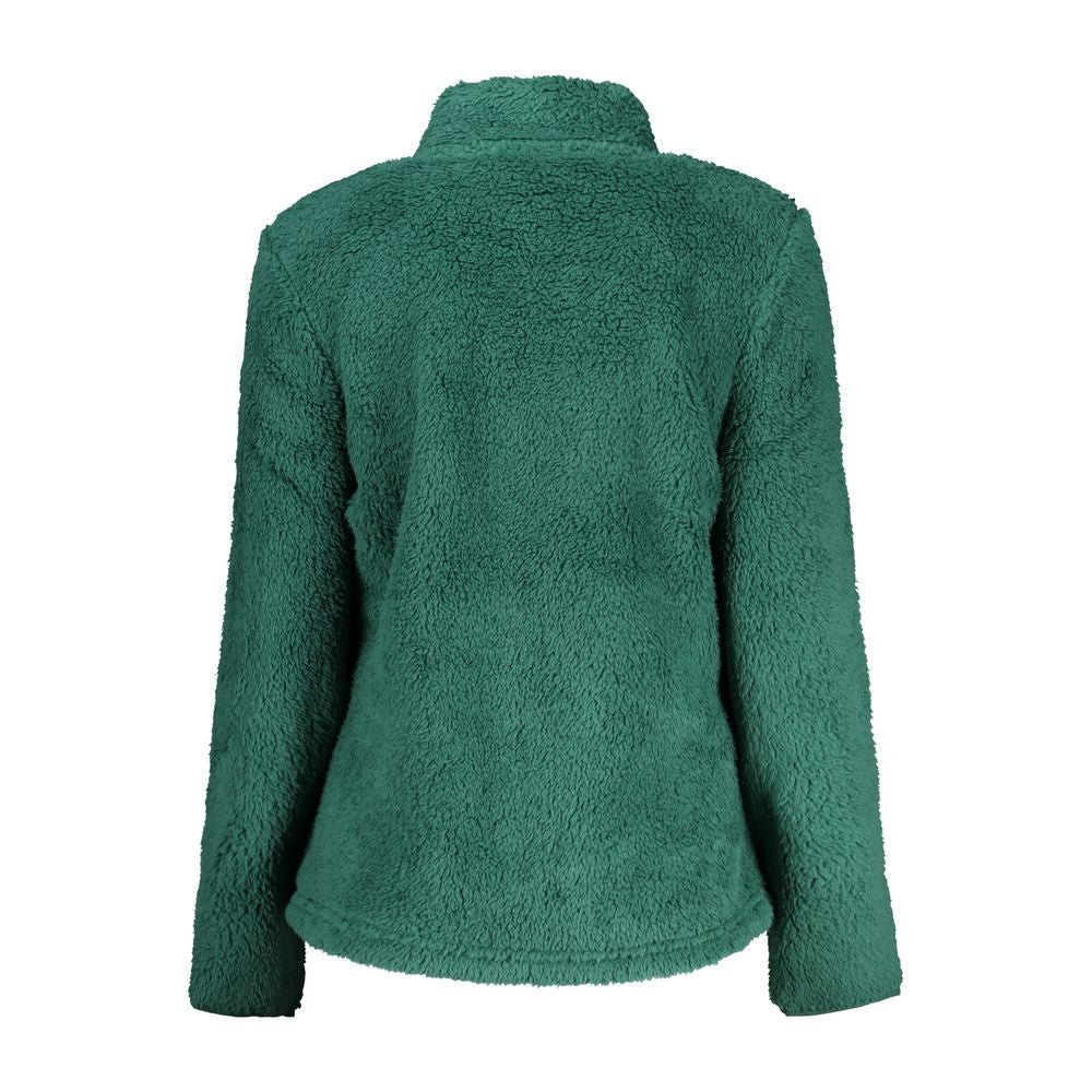 Laura Biagiotti - Cozy Plush Fleece Zip-Front Sweatshirt - Green Laura Biagiotti