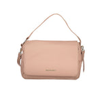 Valentino - Sophisticated Textured Flap Shoulder Bag with Adjustable Strap - Pink Mario Valentino