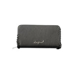Desigual - Textured Polyethylene Zip Wallet - Black Desigual