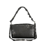 Desigual - Textured Knotted Handle Embossed Shoulder Bag - Black Desigual