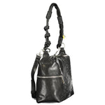 Desigual - Textured Knotted Handle Embossed Shoulder Bag - Black Desigual