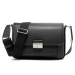 Michael Kors - Polished Leather Structured Shoulder Bag - Black Michael Kors