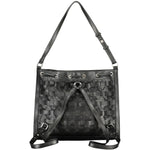 Desigual - Edgy Woven Polyurethane Convertible Backpack - Black Desigual