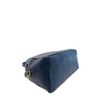 Baldinini Trend - Structured Textured Cowhide Shoulder Bag - Blue Baldinini Trend