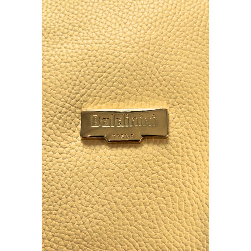 Baldinini Trend - Textured Bicolor Cowhide Tote Bag - Yellow Baldinini Trend