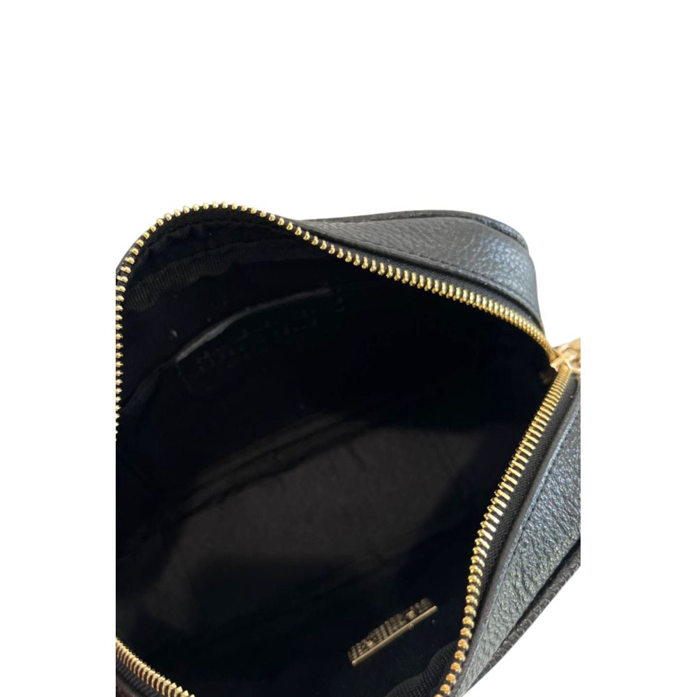 Baldinini Trend - Textured Cowhide Crossbody Bag with Tassel - Black Baldinini Trend