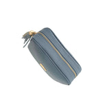 Baldinini Trend - Textured Cowhide Crossbody Bag with Fringe Tassel - Blue Baldinini Trend