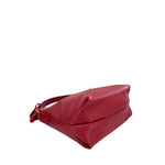 Baldinini Trend - Structured Textured Cowhide Shoulder Bag - Red Baldinini Trend