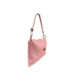 Baldinini Trend - Soft Pebbled Leather Knotted Strap Shoulder Clutch - Pink Baldinini Trend