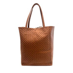 Baldinini Trend - Sophisticated Woven Faux Leather Tote Bag - Brown Baldinini Trend