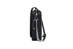 Michael Kors - Polished Saffiano Leather Structured Crossbody Bag - Black Michael Kors