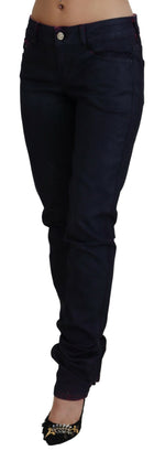 Just Cavalli - Edgy Low Waist Slim Fit Skinny Jeans - Black Just Cavalli