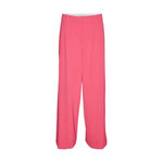 Vero Moda - Elegant Wide Leg Pleated Palazzo Trousers - Pink Vero Moda