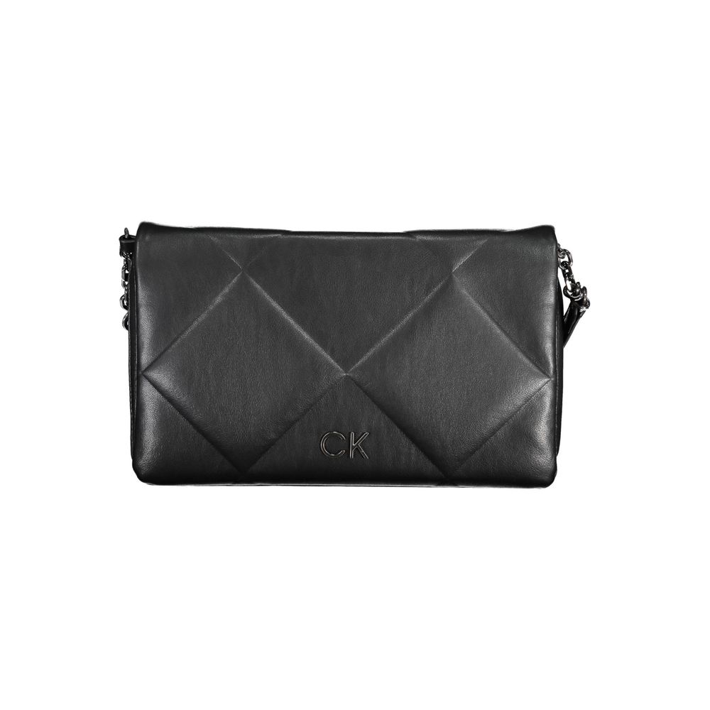 Calvin Klein - Sleek Quilted Polyester Shoulder Bag - Black Calvin Klein