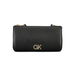 Calvin Klein - Structured Recycled Polyester Logo Shoulder Bag - Black Calvin Klein