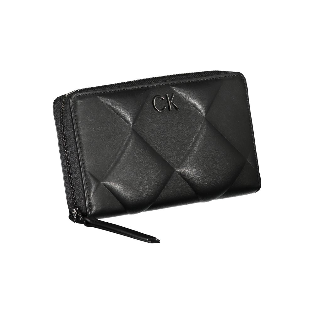 Calvin Klein - Sleek Quilted RFID Blocking Wallet - Black Calvin Klein