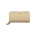 Calvin Klein - Elegant Quilted Multi-Compartment RFID Wallet - Beige Calvin Klein