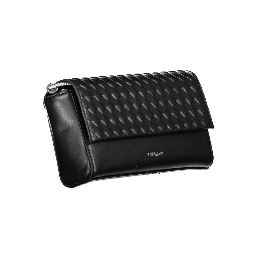 Calvin Klein - Sophisticated Quilted Flap Chain Shoulder Bag - Black Calvin Klein