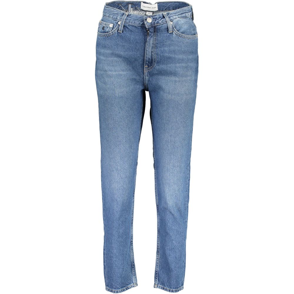 Calvin Klein - Sophisticated High-Rise Straight Leg Denim Jeans - Blue Calvin Klein