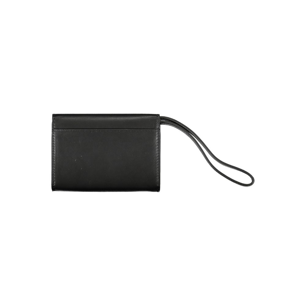 Calvin Klein - Sleek Recycled Polyester Wallet with Wrist Strap - Black Calvin Klein