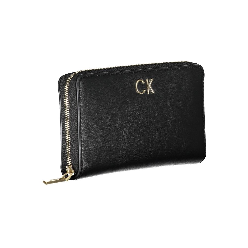 Calvin Klein - Sleek RFID Blocking Zip-Around Wallet - Black Calvin Klein