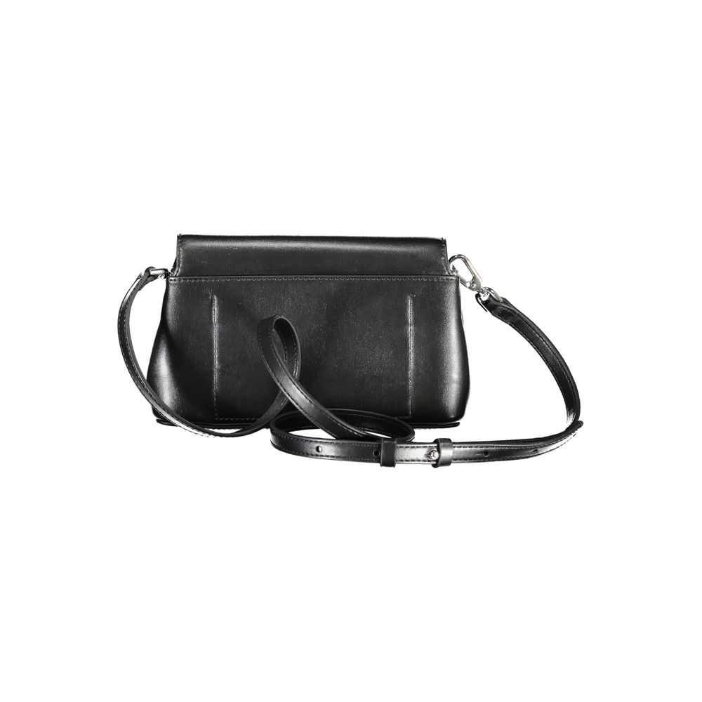 Calvin Klein - Structured Minimalist Recycled Polyester Shoulder Bag - Black Calvin Klein