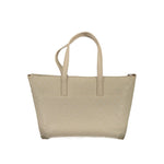 Desigual - Polished Monogram Logo Tote Bag - Beige Desigual