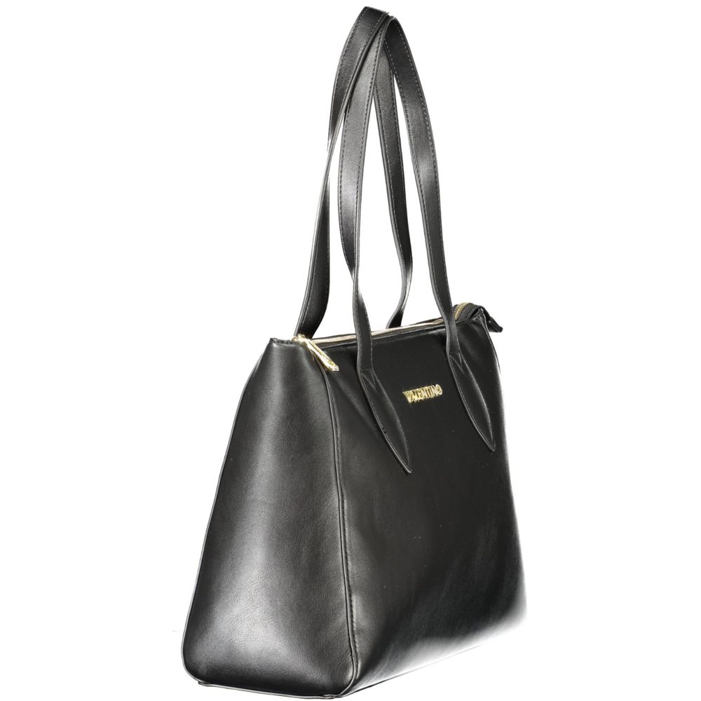Valentino - Structured Polyethylene Shoulder Bag - Black Mario Valentino
