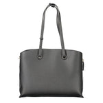 Valentino - Structured Polyethylene Top Handle Bag - Black Mario Valentino