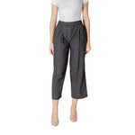 ICHI - Modern High Rise Balloon Cut Wide Leg Jeans - Black ICHI