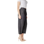 ICHI - Modern High Rise Balloon Cut Wide Leg Jeans - Black ICHI