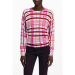 Desigual - Vibrant Pink Striped Viscose Sweater - Pink Desigual