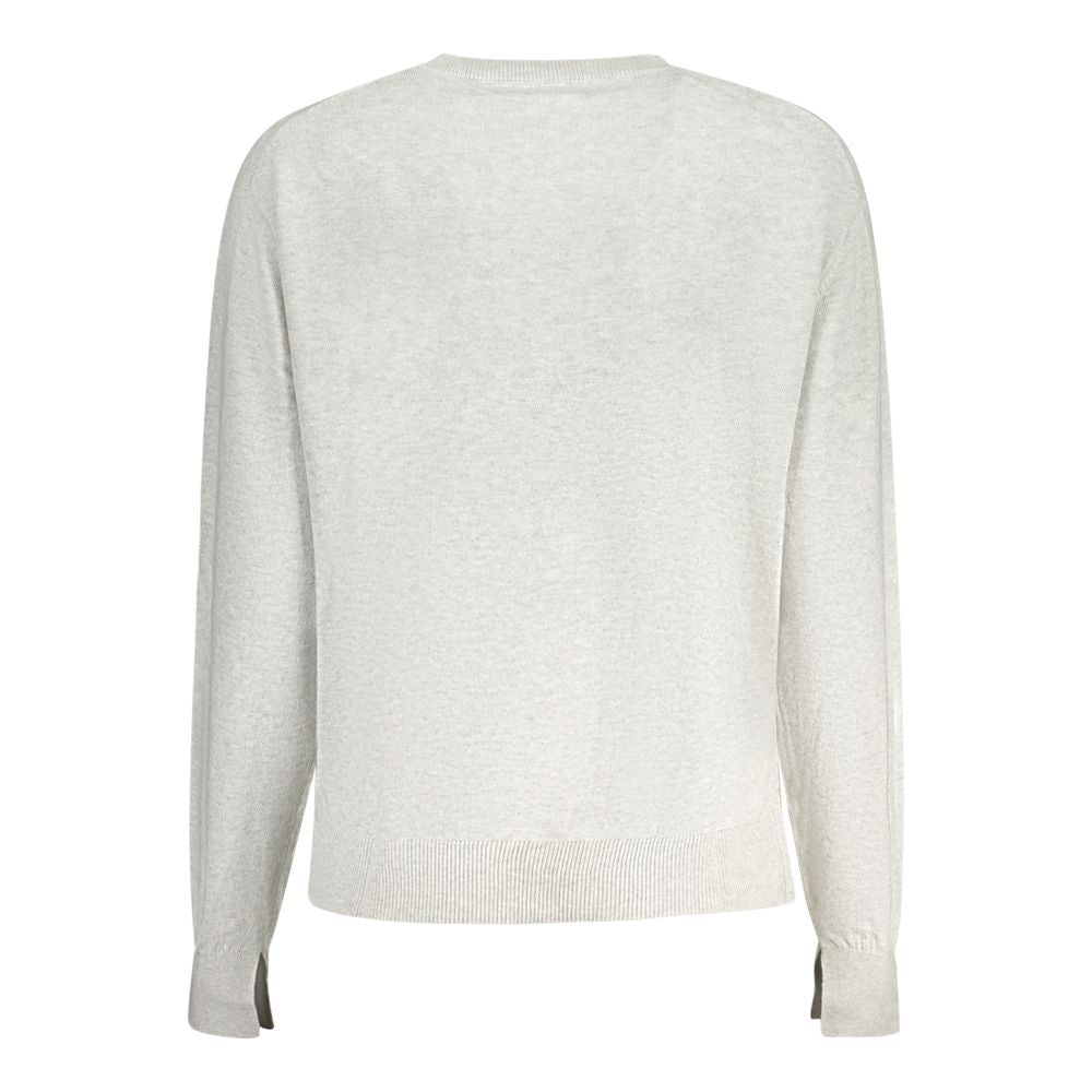 Pepe Jeans - Soft Cotton Wool Cashmere Crew Neck Sweater - Gray Pepe Jeans