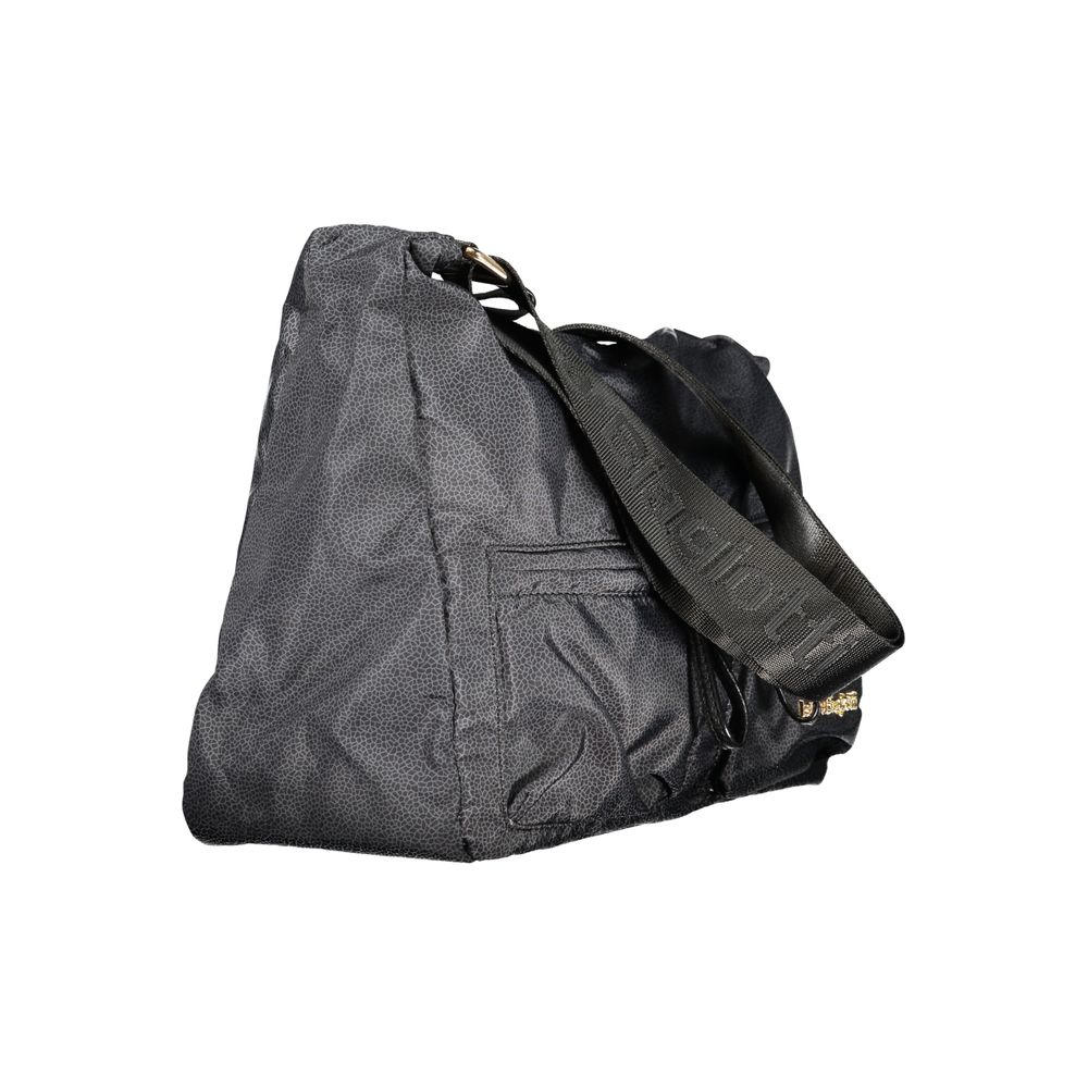 Laura Biagiotti - Lorde Textured Shoulder Bag with Adjustable Strap - Black Laura Biagiotti