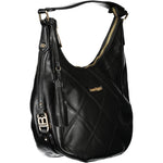 Laura Biagiotti - Sleek Quilted PVC Shoulder Bag With Removable Strap - Black Laura Biagiotti