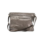 Laura Biagiotti - Sophisticated Metallic Textured Adjustable Shoulder Bag - Grey Laura Biagiotti