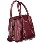 Laura Biagiotti - Bold Quilted PVC Top Handle Bag with Tassel - Red Laura Biagiotti