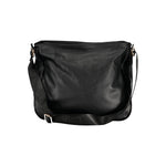 Laura Biagiotti - Sleek Textured PVC Crossbody Bag with Contrast Detail - Black Laura Biagiotti
