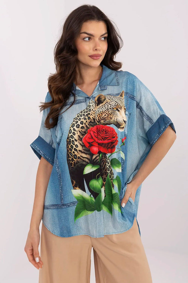  Langarmhemd Modell 210971 Italy Moda 