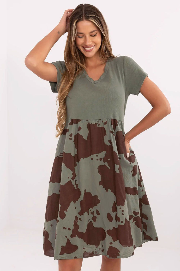  Tageskleid Modell 213801 Italy Moda 