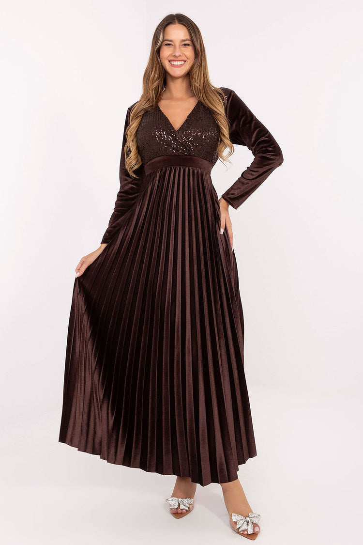  Langes Kleid Modell 220046 Italy Moda 