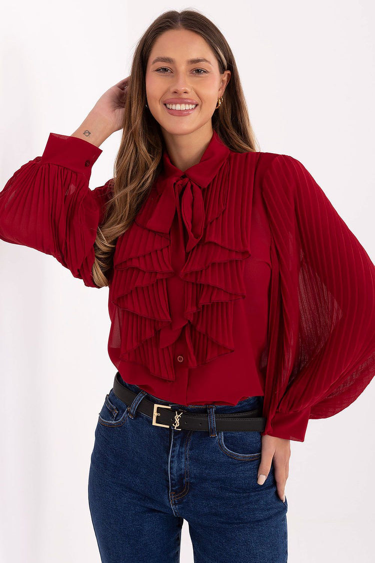  Langarmshirt Modell 220301 Italy Moda 