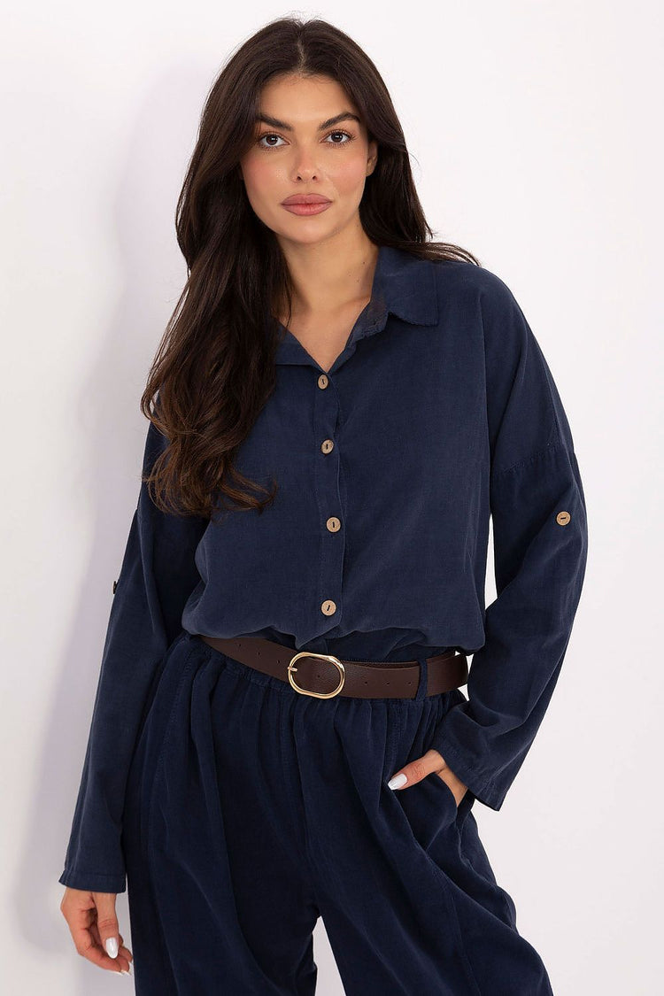  Langärmliges Hemd Modell 220822 Italy Moda 
