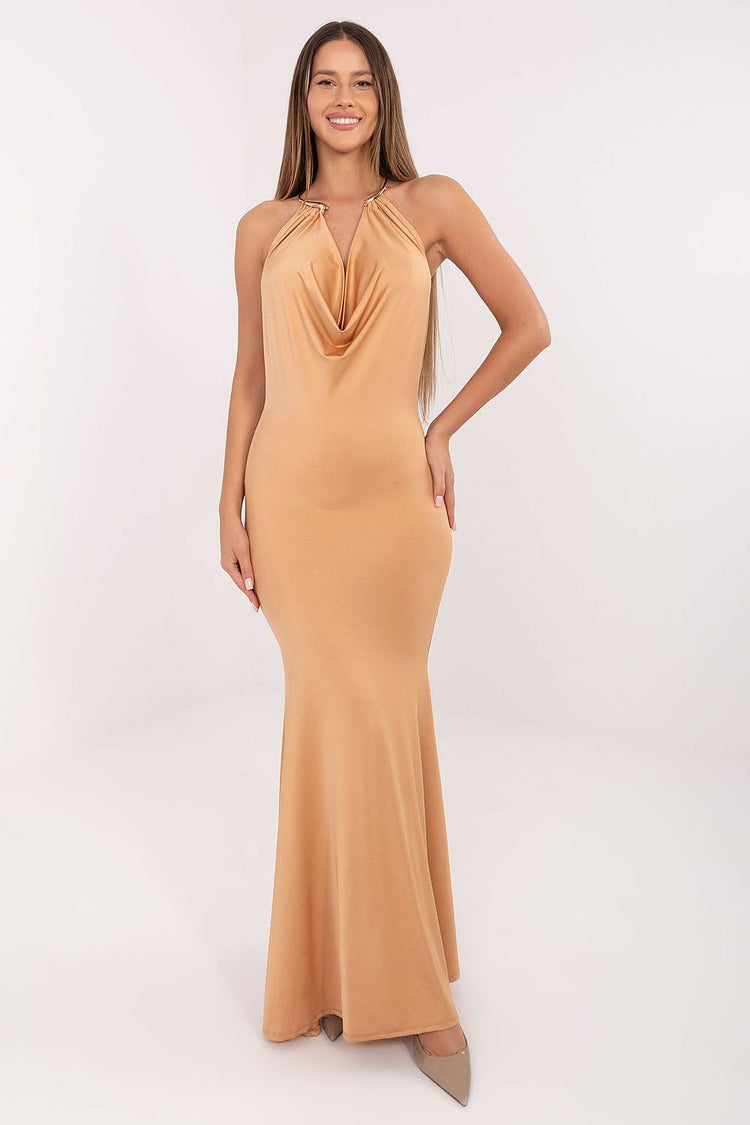  Langes Kleid Modell 221318 Italy Moda 