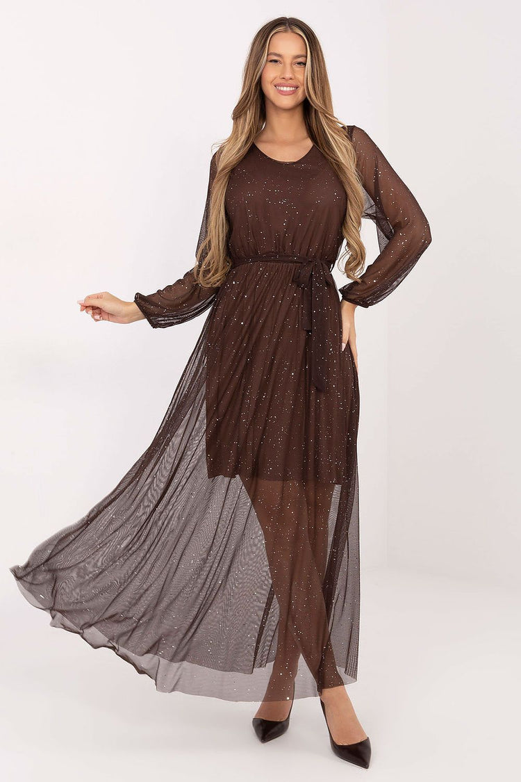  Langes Kleid Modell 221986 Italy Moda 