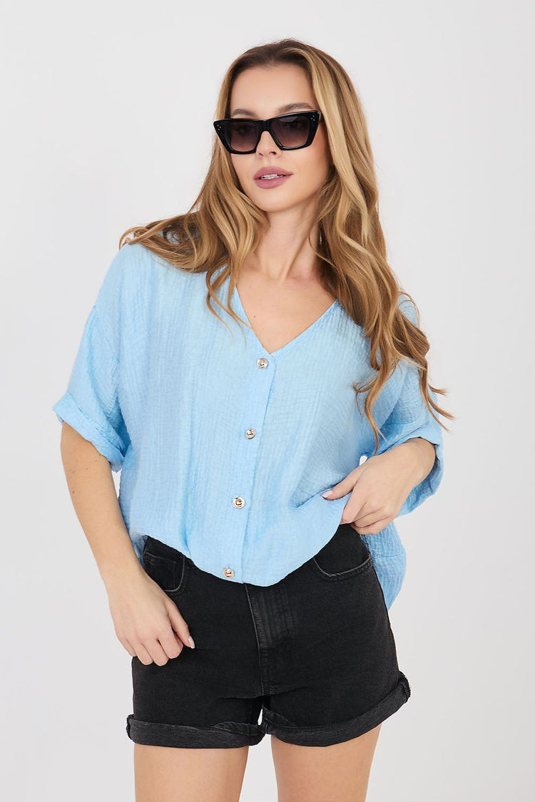  Kurzarmhemd Modell 225509 Italy Moda 
